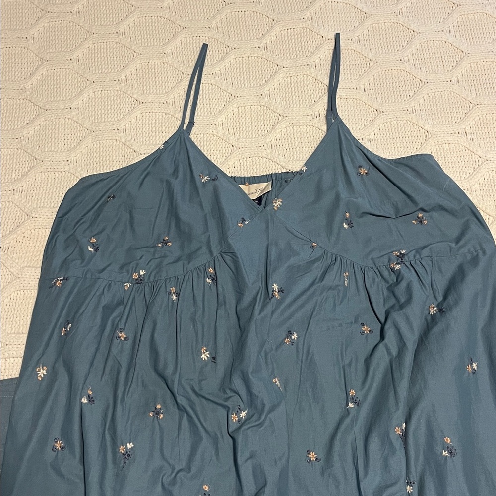 Blue Floral Dress